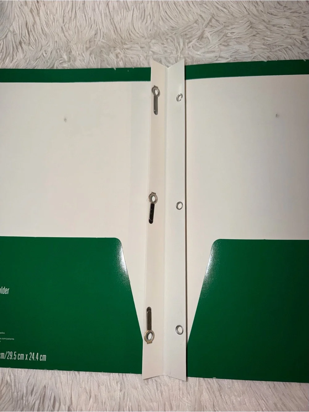 Five Star Green Two-Pocket Paper Folders, lot of 45 folders